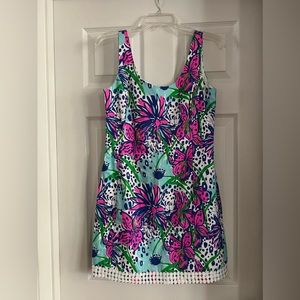 Lilly Pulitzer | Eaton Shift Dress - Resort White In The Garden